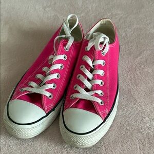 Bright Pink Converse All Star